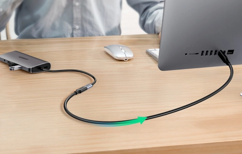 Подовжувач USB-C 3.1 Gen2 UGREEN, 4K, 100 Вт, 1 м US353 (чорний)
