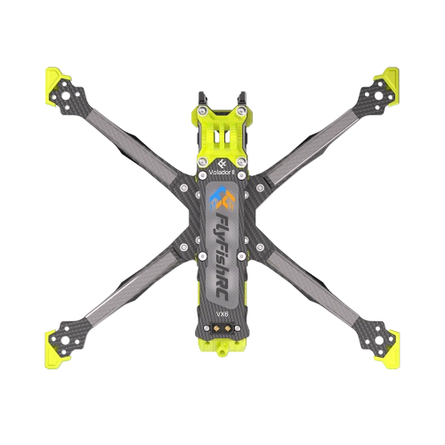 FlyFish RC Volador ↪ll2161↩ VX6 O4 FPV Freestyle T700 Frame Kit - кришталево жовтий