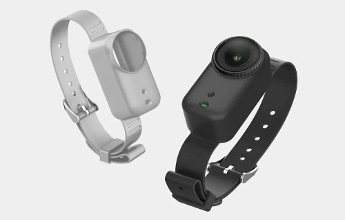 Silikonowa opaska Puluz dla DJI Osmo Nano (Szara)