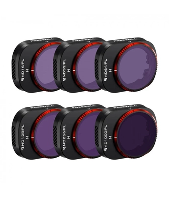 Set of 6 Freewell Bright Day filters for DJI Mini 4 Pro