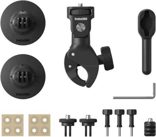 Motorcycle mount for Insta360 sports cameras
