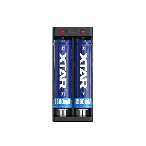 Charger for Li-ion 18650 Xtar MC2 USB-C batteries / cylindrical cells