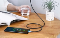 Кабель UGREEN US316 USB-C – USB-C, 100 Вт, 1,5 м (чорний)