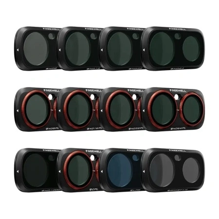 Zestaw filtrów MegaKit Freewell Insta360 Luna Ultra - 12 szt