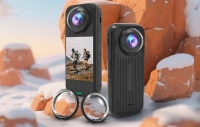 Osłona ochronna obiektywu Puluz dla dla Insta360 X4 Air (Szkło hartowane)