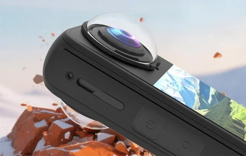 Osłona ochronna obiektywu Puluz dla dla Insta360 X4 Air (Szkło hartowane)
