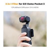 Filtr 3 w 1 CPL+Black Mist 1/4+ND16 K&F Concept do kamery DJI Osmo Pocket 3 / 4