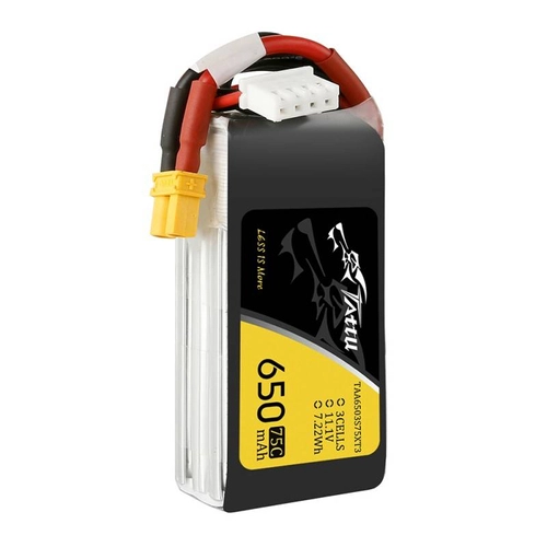 Tattu battery 650mAh 11.1V 75C 3S1P
