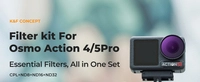Zestaw 4 filtrów ND+CPL K&F Concept do kamery DJI Osmo Action 4 / 5 Pro