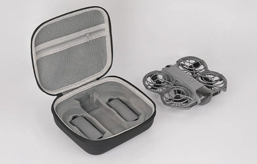 Sunnylife leather case with mesh pocket for DJI Neo 2 (orange)
