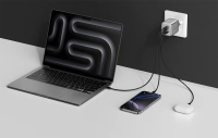 Мережевий зарядний пристрій EcoFlow RAPID Pro 100 Вт, 2xUSB-C, 1xUSB-A, GaN