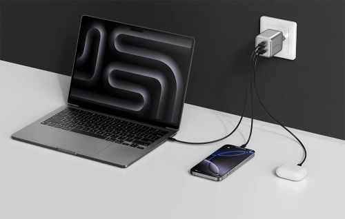 Ładowarka sieciowa EcoFlow RAPID Pro 100W, 2xUSB-C, 1xUSB-A, GaN