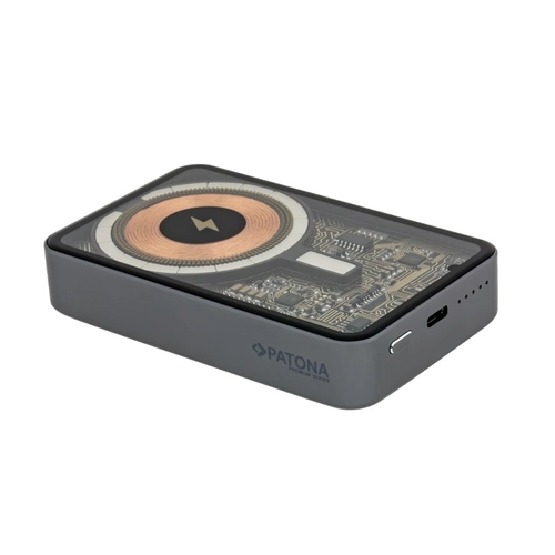 Портативний зарядний пристрій PATONA Premium Clear 3.0 PD20W 10 000 мА·год з MagSafe та бездротовою зарядкою