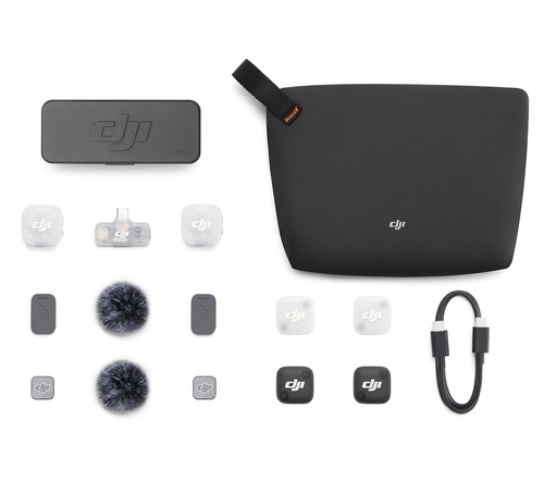 DJI Mic Mini 2 (2 TX + 1 Mobile RX + Etui ładujące) - system mikrofonów bezprzewodowych