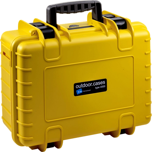 BW Outdoor Cases Type 4000 (yellow, with compartments)