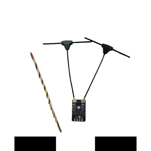 Pilotix ELRS 2.4 GHz Diversity PNP Receiver with 2 T-Antennas