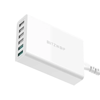 Charger 6x USB Blitzwolf BW-S15, QC 3.0, 60W (white)