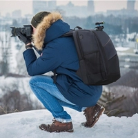 Puluz Plecak fotograficzny wodoodporny (czarny) 