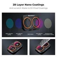 Concept Set of 6 ND/PL+UV+CPL Filters for the DJI Osmo Pocket 4P Camera