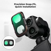 Set of 3 filters: CPL + Black Mist 1/4 + ND2-32 K&F; Concept for the Pocket 4p camera