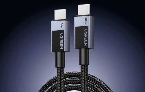 Кабель USB-C 2.0 до USB-C 2.0 Ugreen L524 PD 3A 3м (сірий)