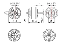 Pilotix 1405 3200KV Motor