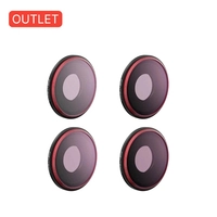 Set of 4 ND-PL filters (8/16/32/64) PGYTECH for DJI Osmo Action 3 - OUTLET