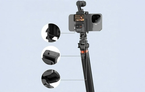Adapter Puluz do DJI Osmo Pocket 3/4 zimna stopka 1/4"