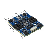 Regulator ESC z oprogramowaniem AM32 SEQURE Blueson A1 20*20 2-6S 65A