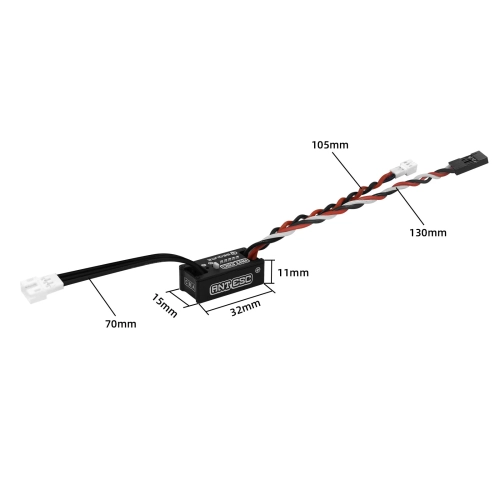 SEQURE ANT ESC & 1520 Motor Combo для гусеничних машин 1/24, 1/18, 1/16 RC