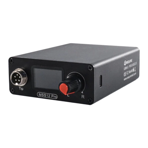 Smart Soldering Station with Constant Temperature Control SEQURE MSS12 Pro with 4 Tips (T12-B2, T12-BC2, T12-ILS, T12-K)