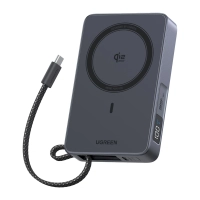 Портативний зарядний пристрій UGREEN PB773 10000 мА·год 30 Вт з магнітним кріпленням (сірий)