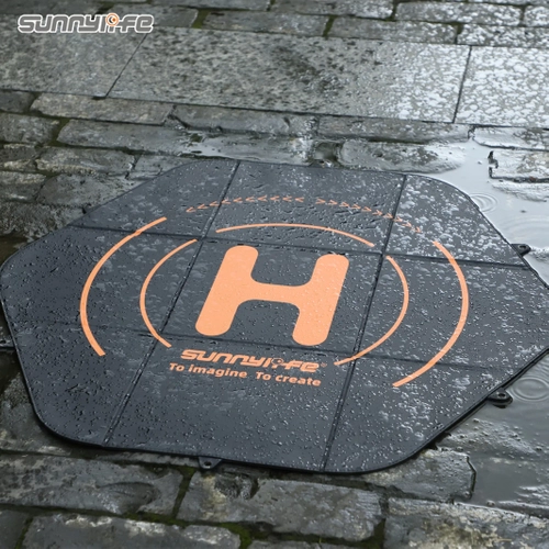 Sunnylife landing pad mat for drones 80 cm hexagon - double-sided - waterproof