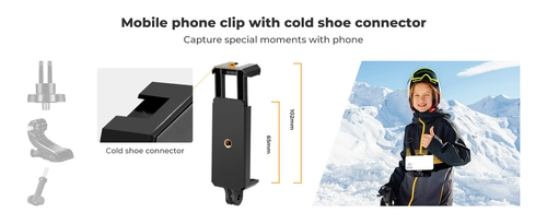 Expanded accessory kit for sports cameras by K&F Concept