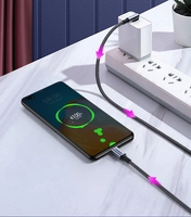 Кабель USB-C на USB-C, кутовий UGREEN US334 5A, PD 100W, 2м (чорний)