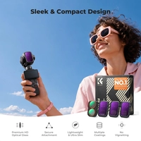 Zestaw 4 filtrów ND+CPL Concept do kamery DJI Osmo Pocket 4P