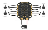 Комплект FC + ESC Pilotix F405 V3 ICM42688 AM32 60 А V1.0 (stack)