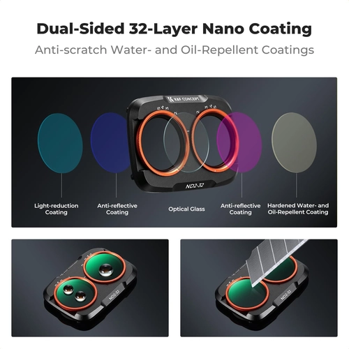 K&F; Concept VND2-32 filter for the DJI Osmo Pocket 4P camera