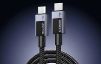 Кабель USB-C 2.0 до USB-C 2.0 Ugreen L524 PD 3A 3м (сірий)