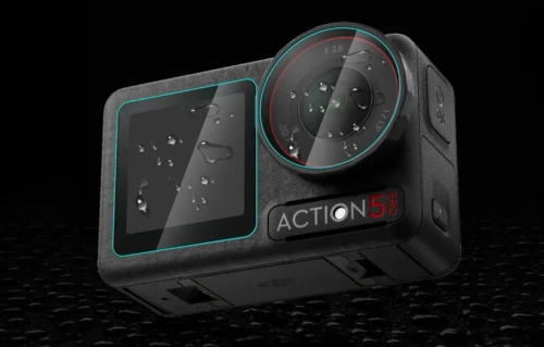 Загартоване скло Puluz дляDJIOsmo Action 5 Pro (прозоре)