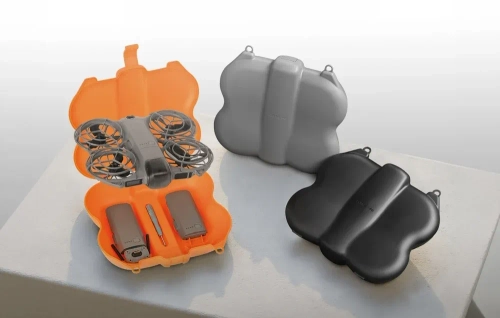 SunnyLife Mini Case with Carabiner for the DJI Neo 2 (Gray)