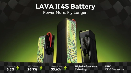 LAVA Series II 4S 680mAh 95C Battery - 1 pc